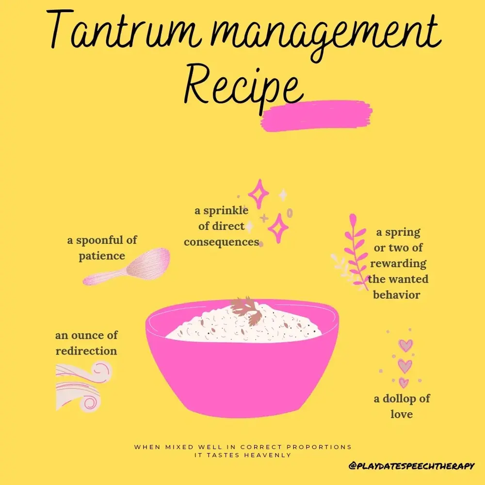 Tantrum management strategies for parents and caregivers