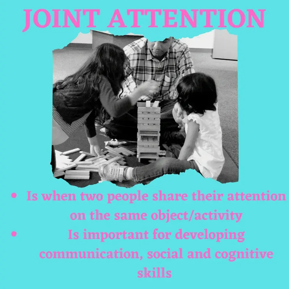 Joint attention activity supporting communication and social development